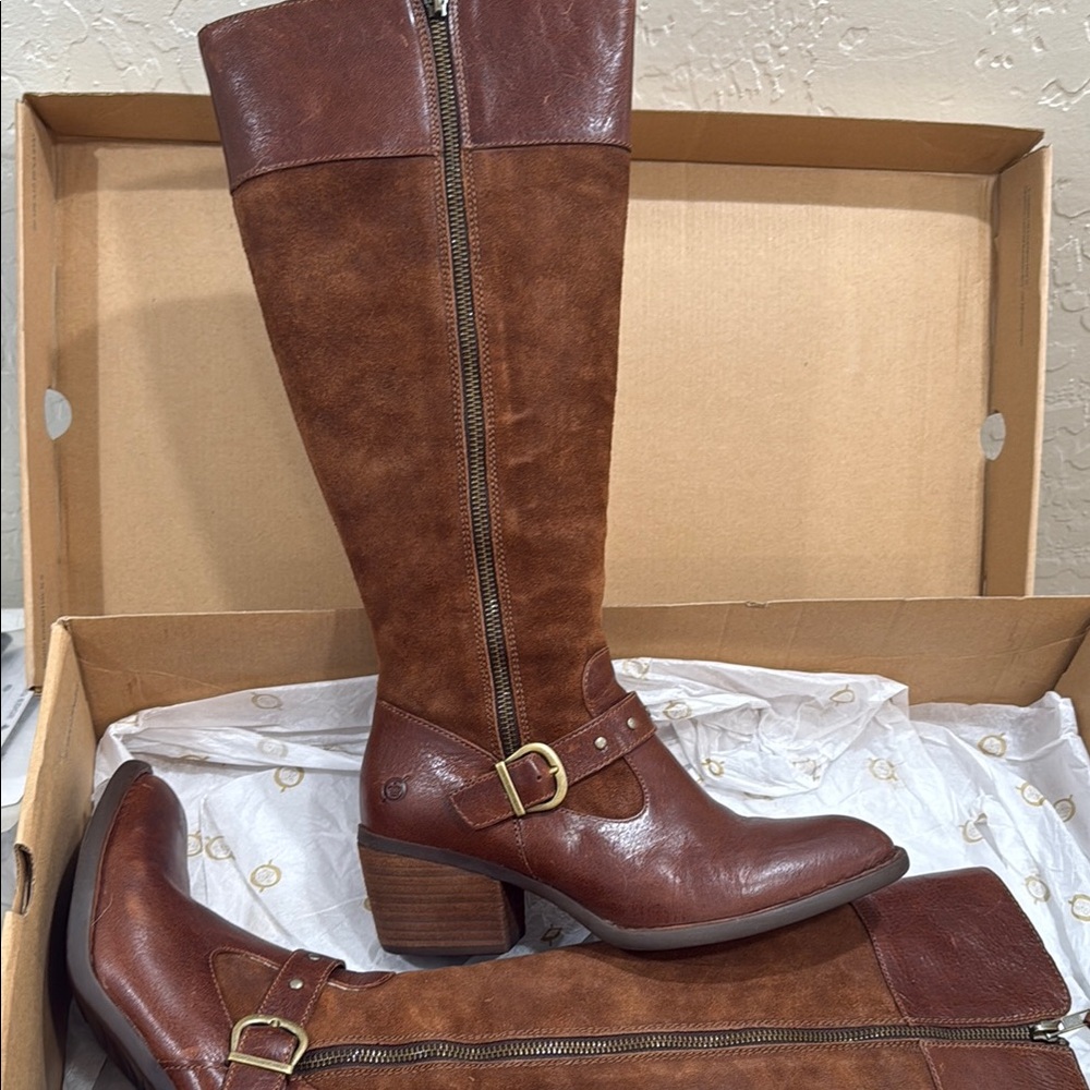 Born Alize Leather Knee-High Boots